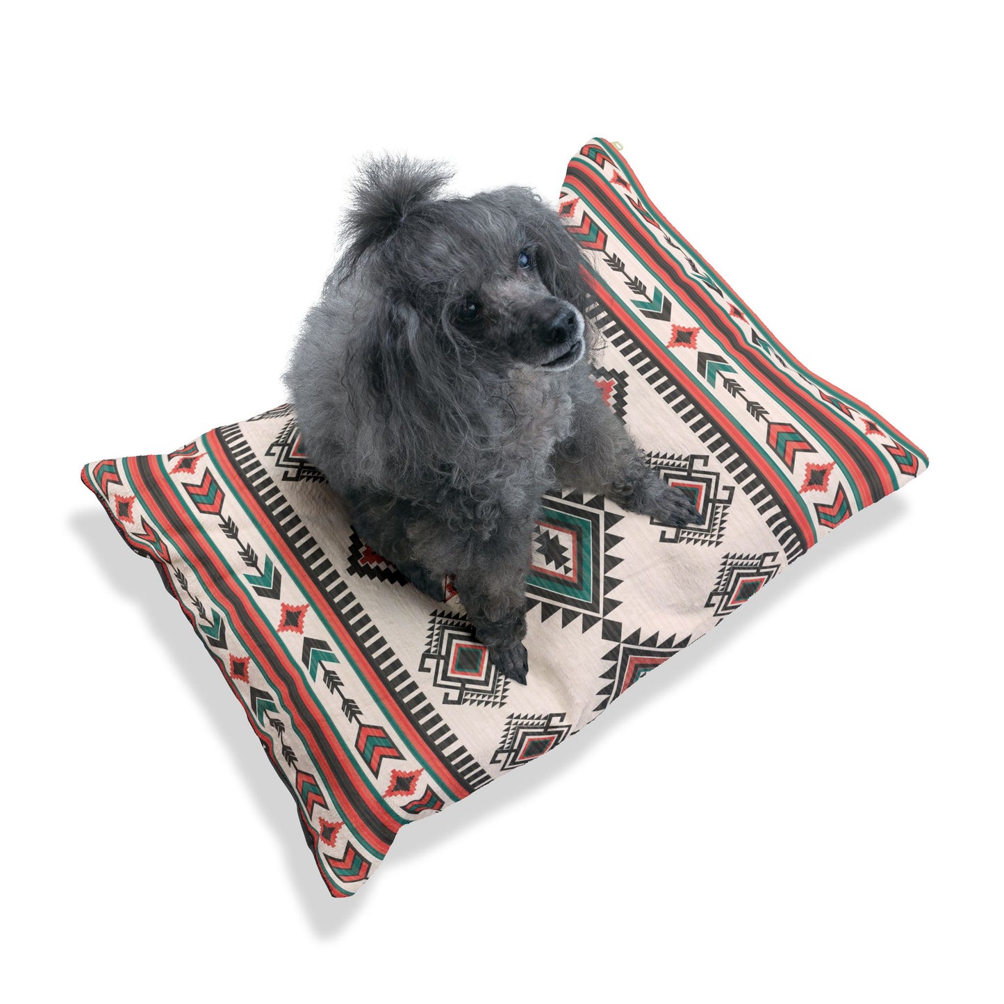 Bohemian Pet Bed with Tribal Patterns