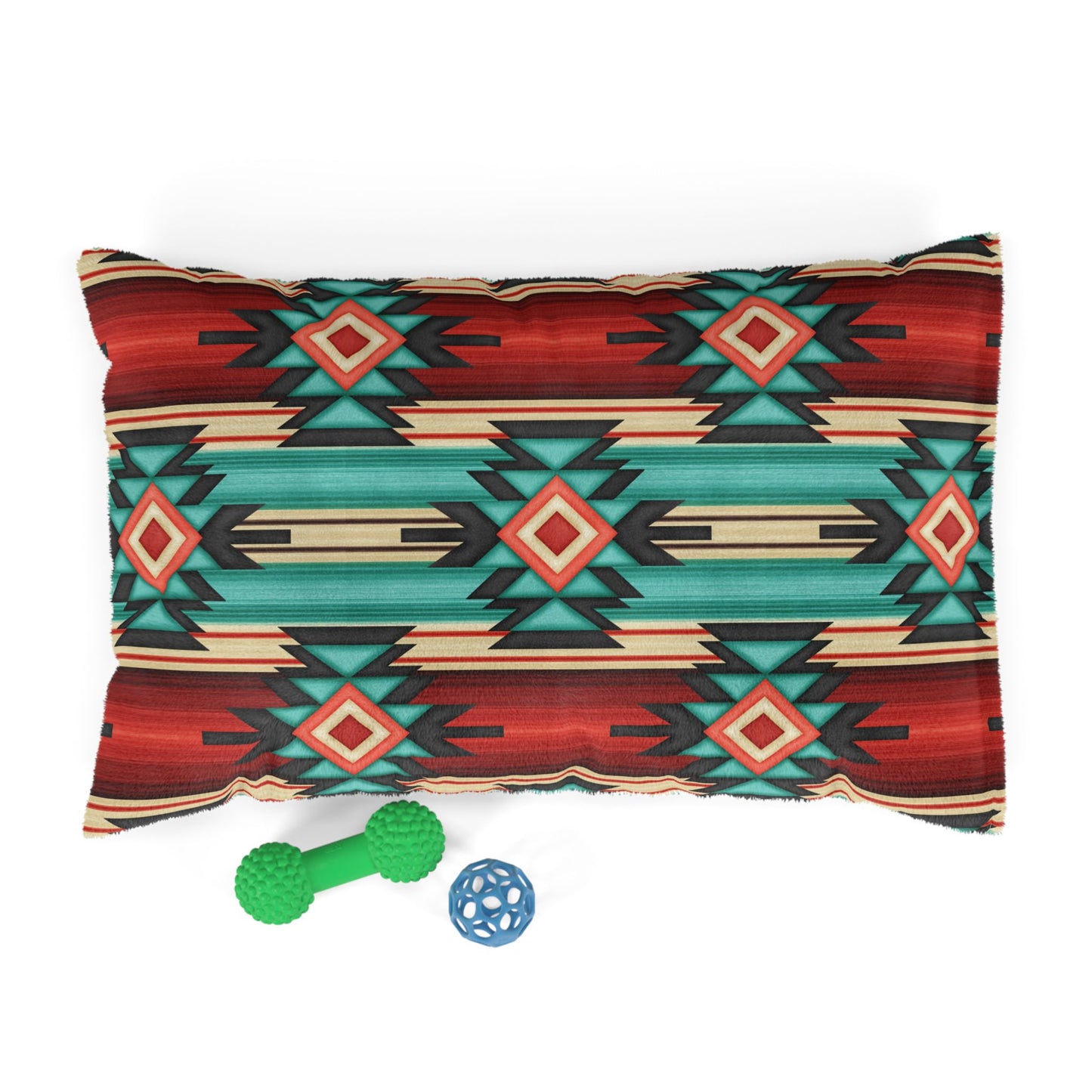 Cozy Tribal Print Pet Bed