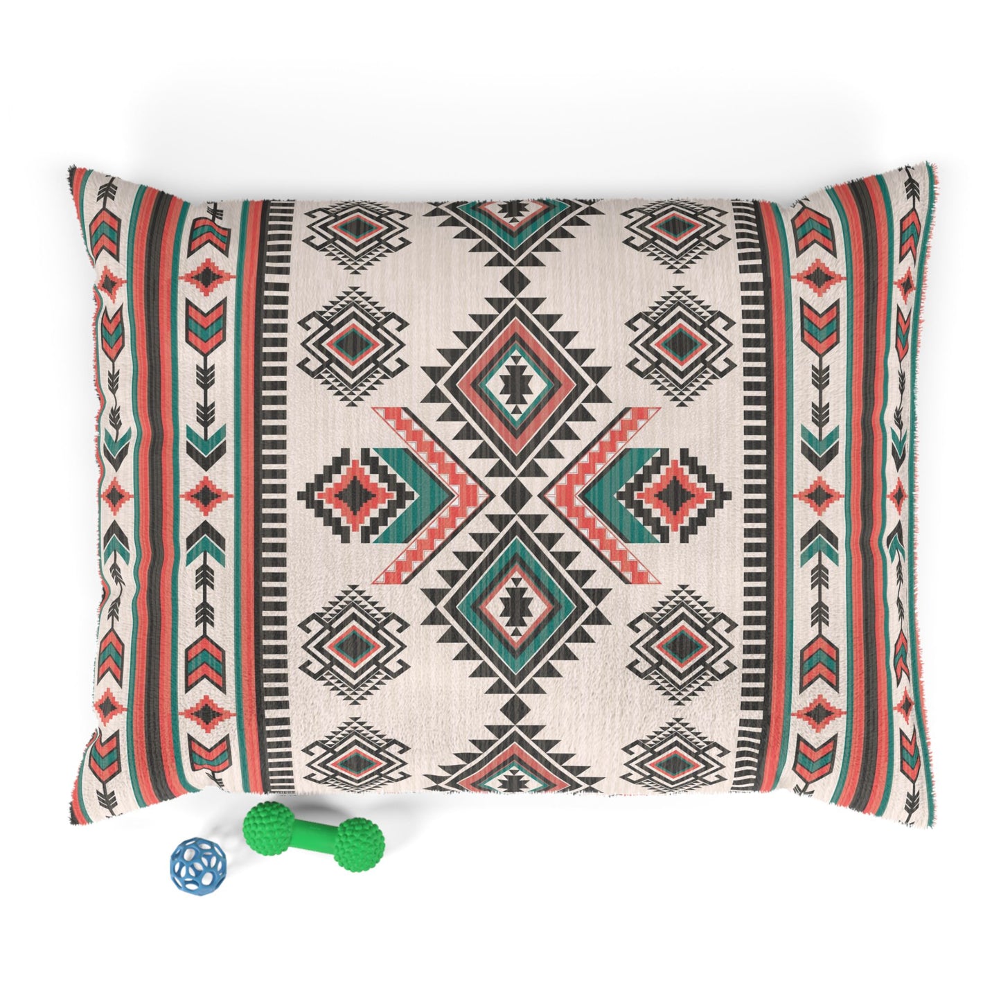 Bohemian Pet Bed with Tribal Patterns