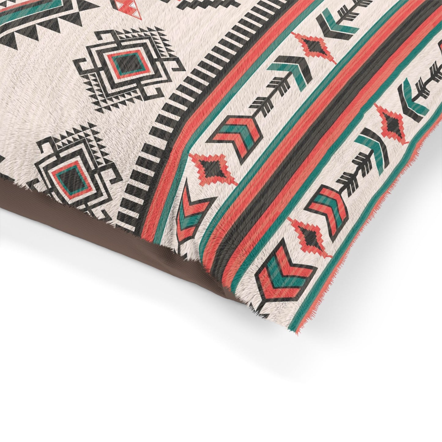 Bohemian Pet Bed with Tribal Patterns