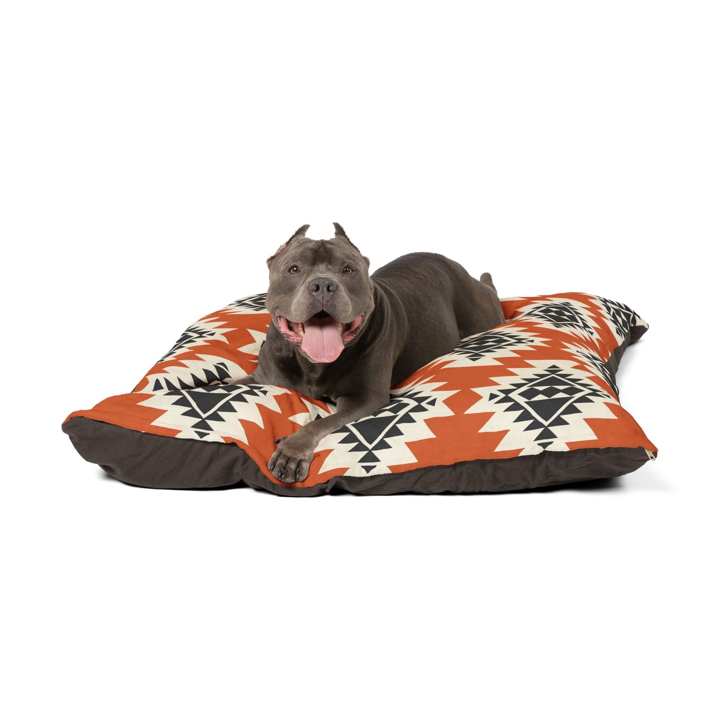 Cozy Southwestern Geometric Pet Bed