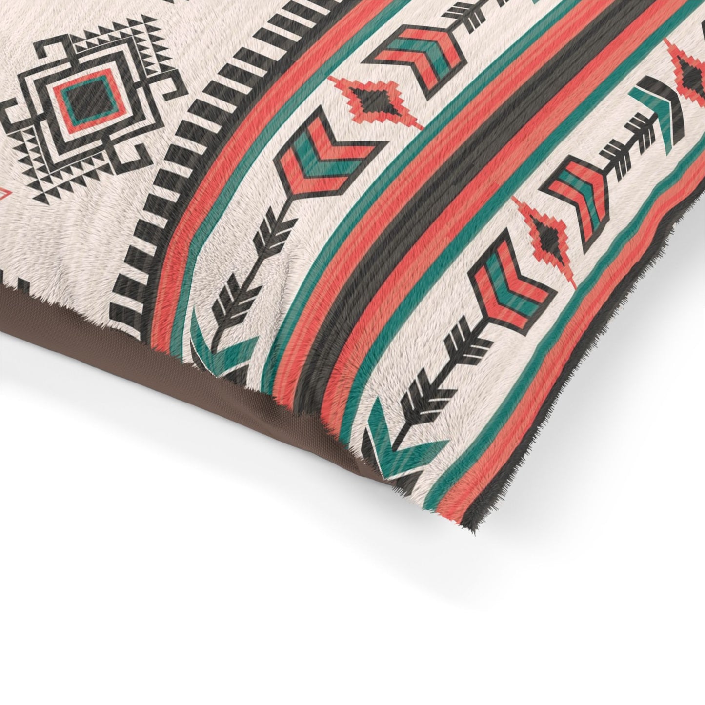 Bohemian Pet Bed with Tribal Patterns