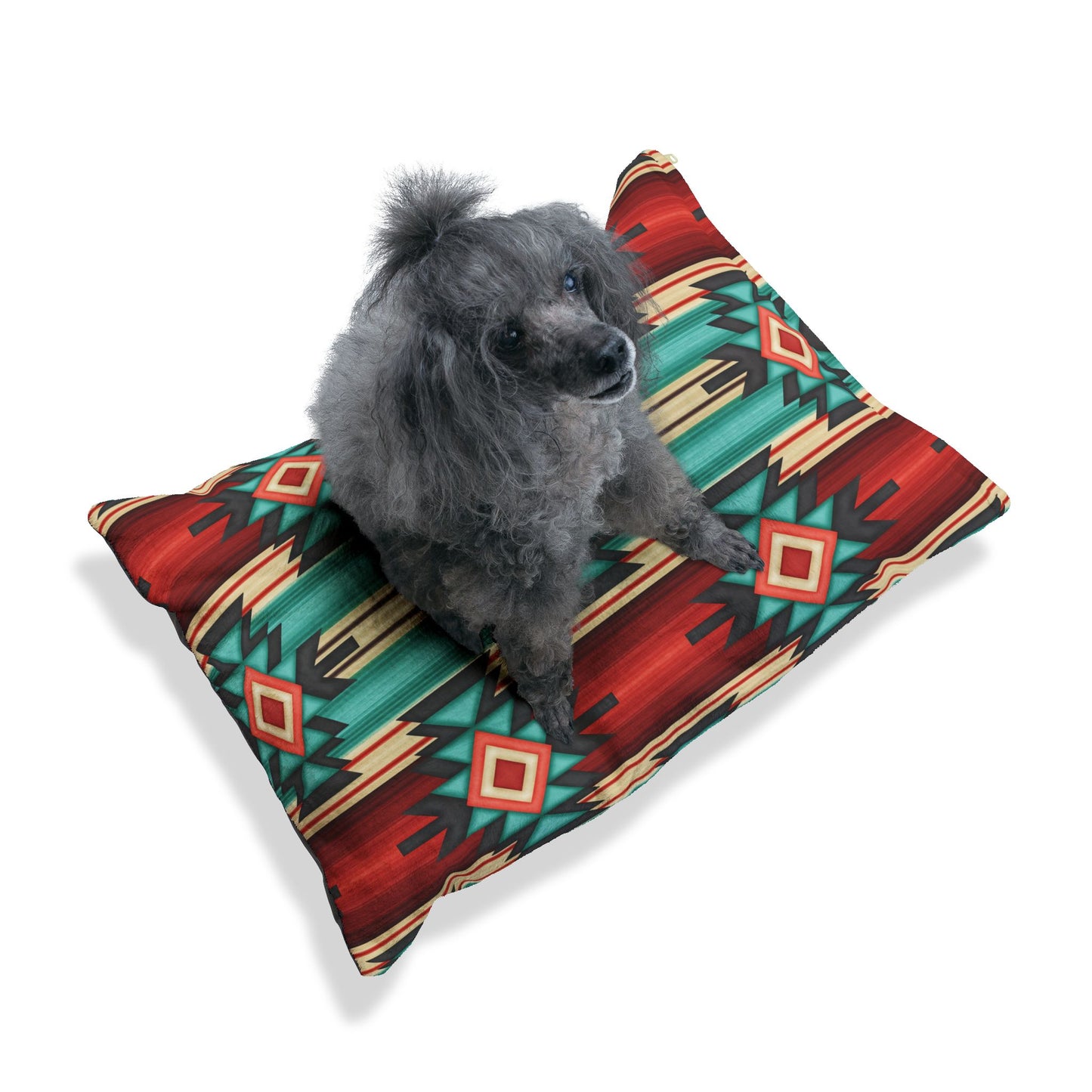 Cozy Tribal Print Pet Bed
