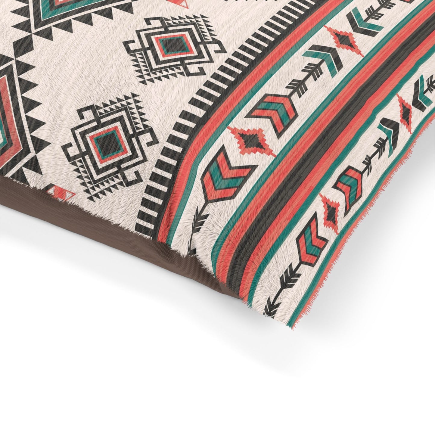 Bohemian Pet Bed with Tribal Patterns