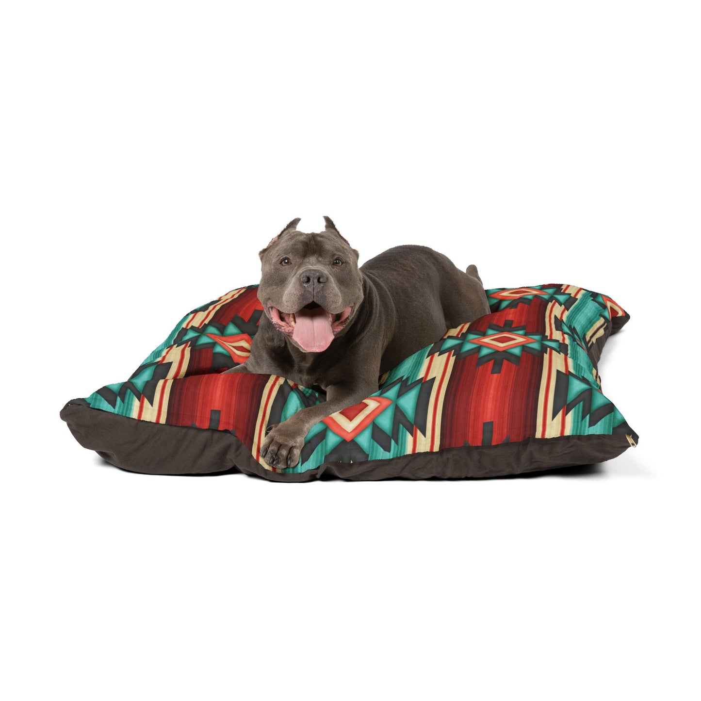 Cozy Tribal Print Pet Bed