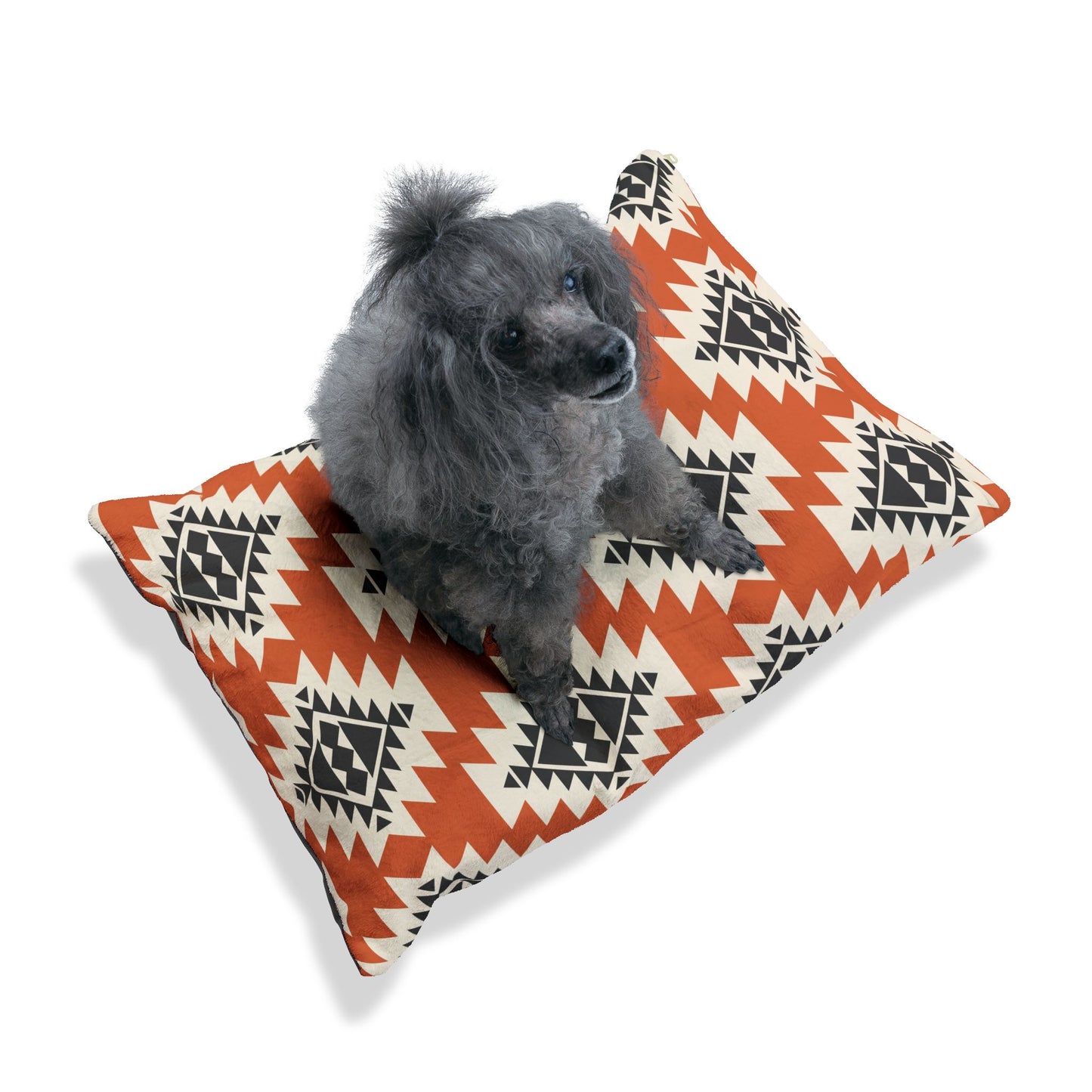 Cozy Southwestern Geometric Pet Bed