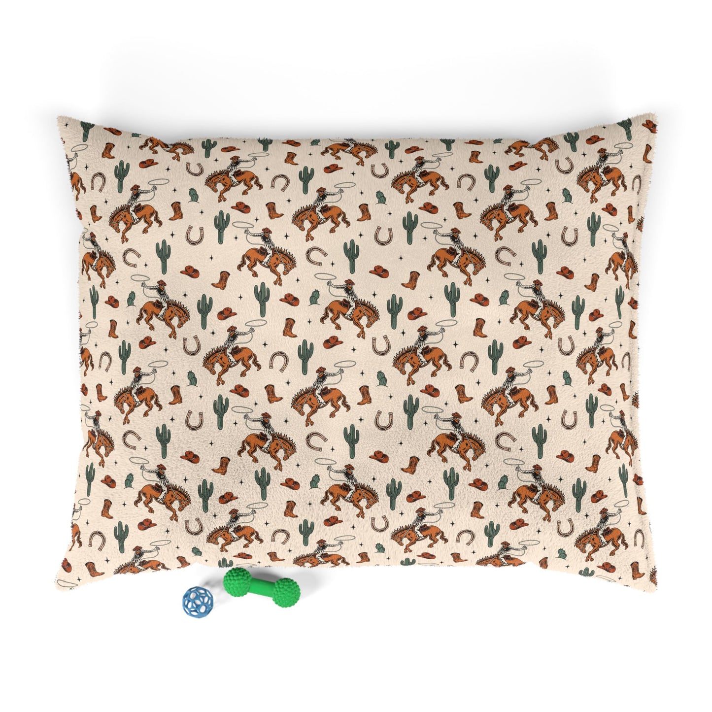 Retro Cowboy-Themed Pet Bed for Western Lovers