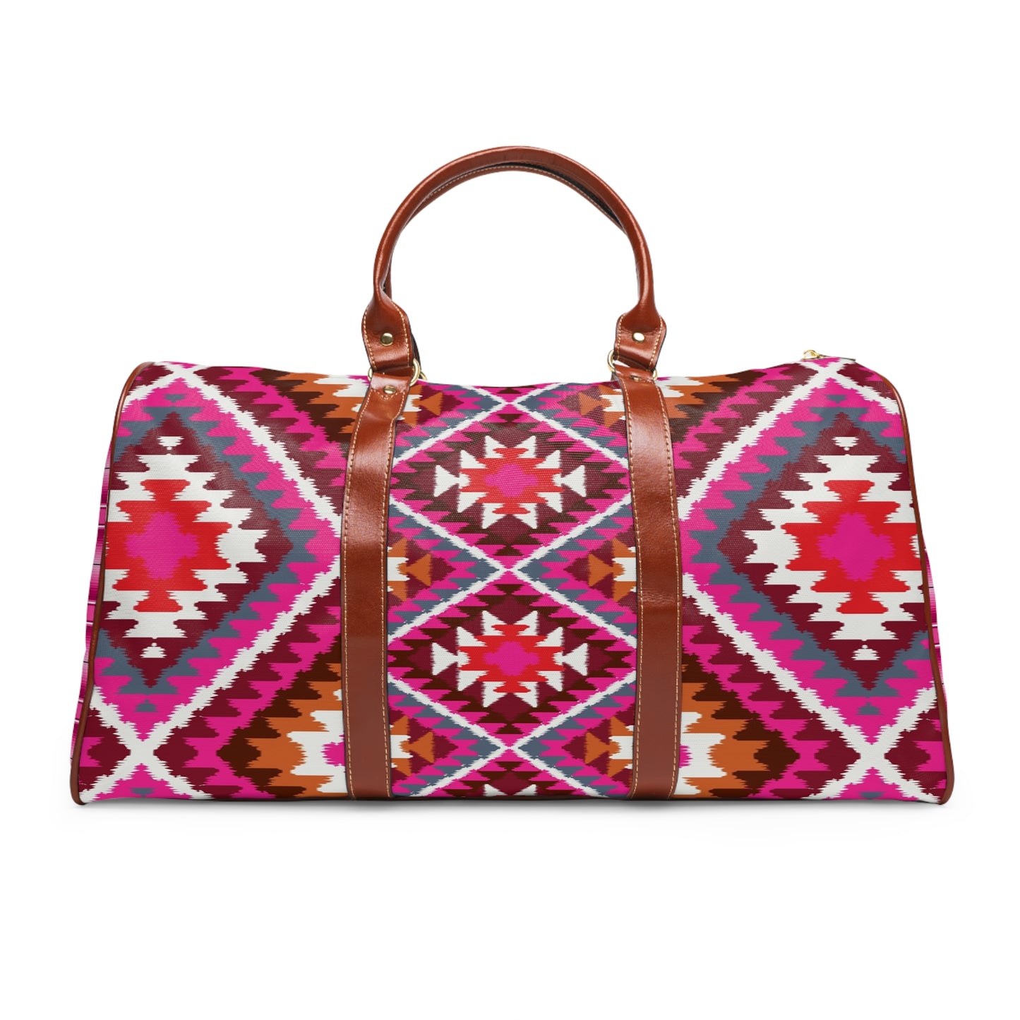 Pink Southwest Serape Travel Bag