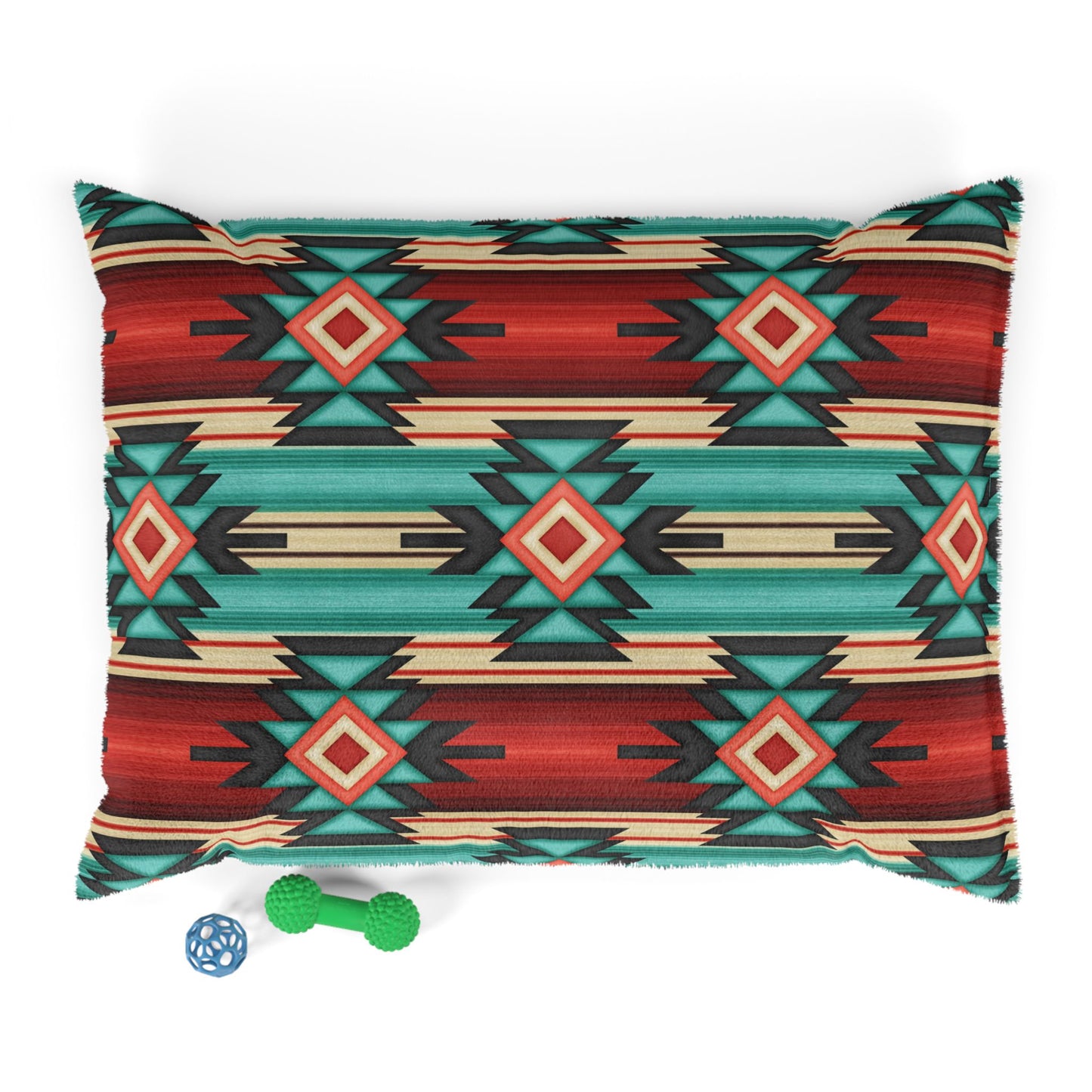 Cozy Tribal Print Pet Bed