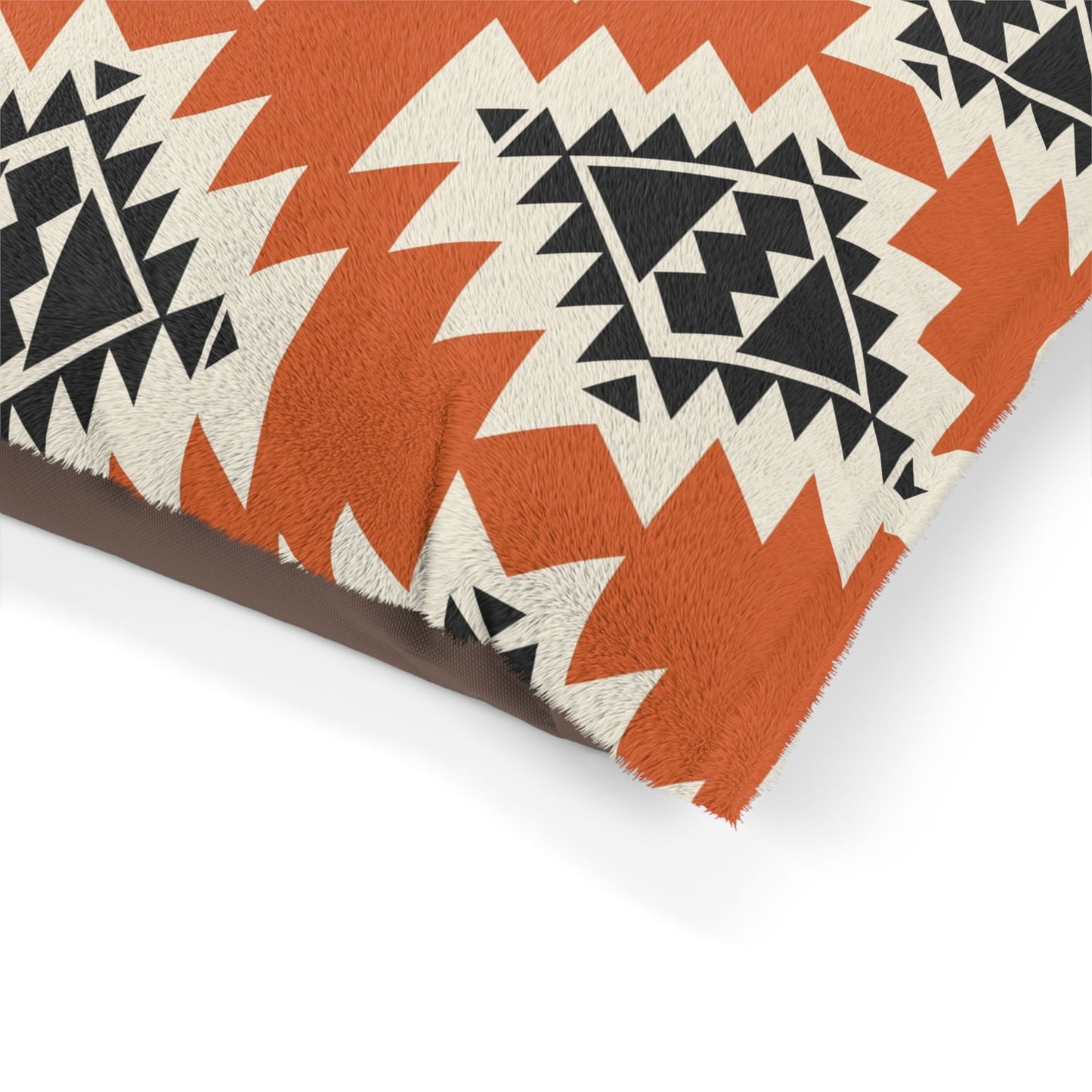 Cozy Southwestern Geometric Pet Bed