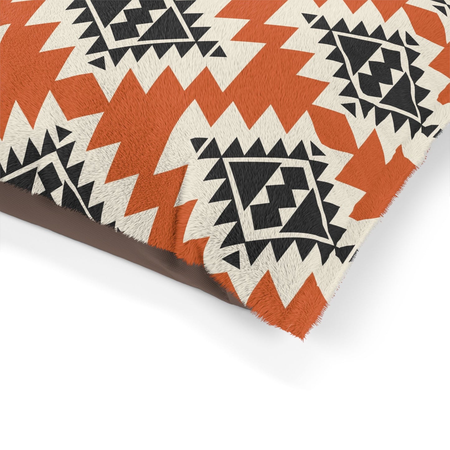 Cozy Southwestern Geometric Pet Bed