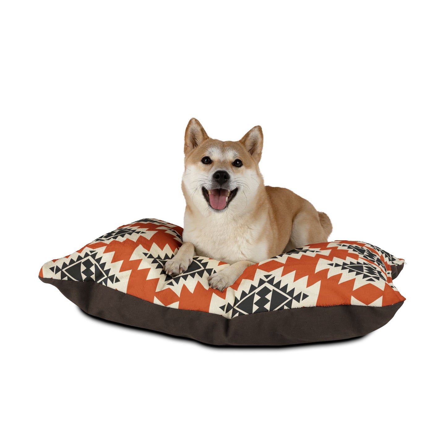 Cozy Southwestern Geometric Pet Bed