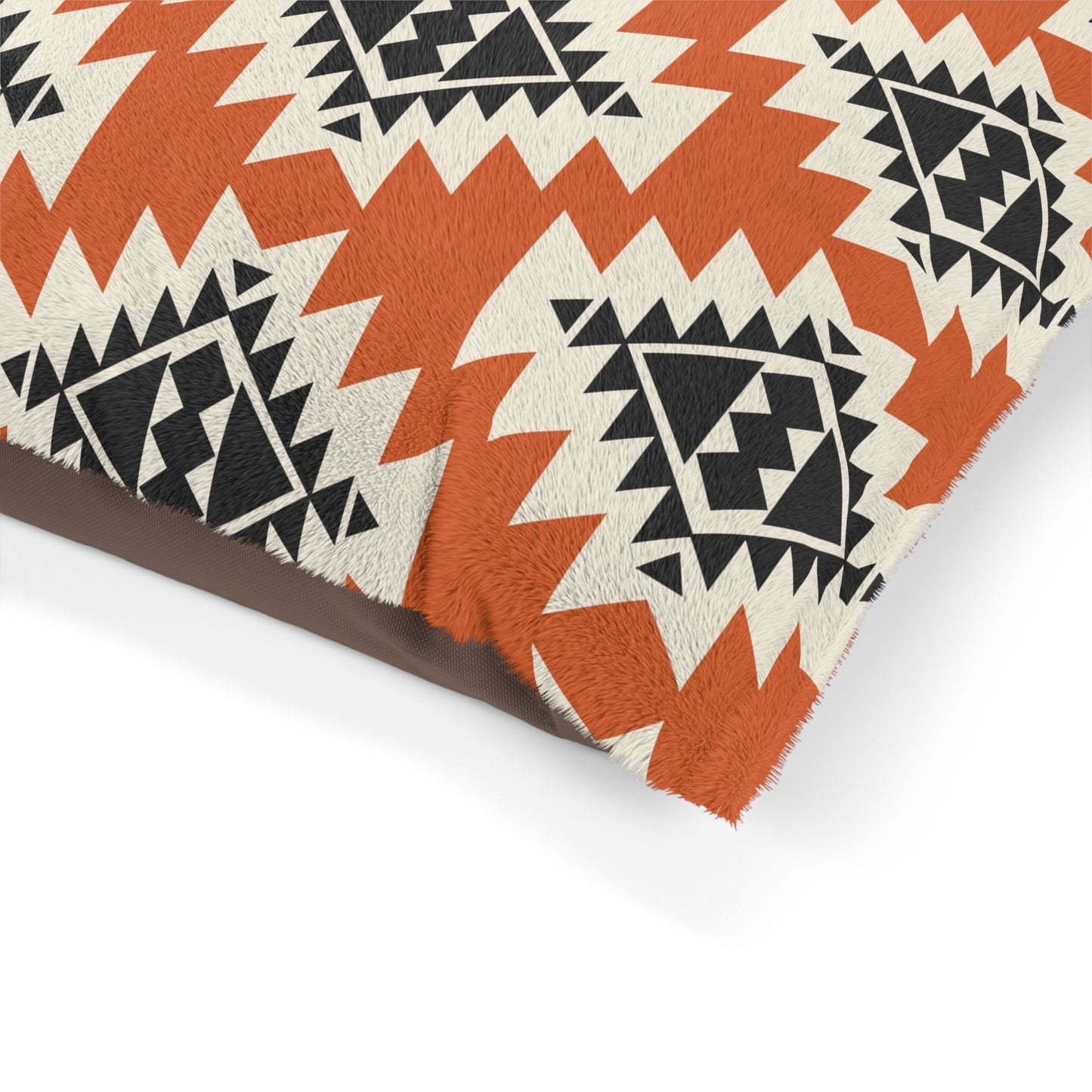 Cozy Southwestern Geometric Pet Bed