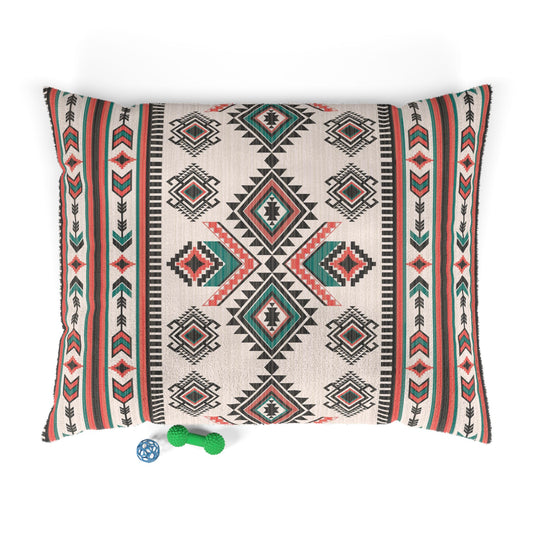 Bohemian Pet Bed with Tribal Patterns