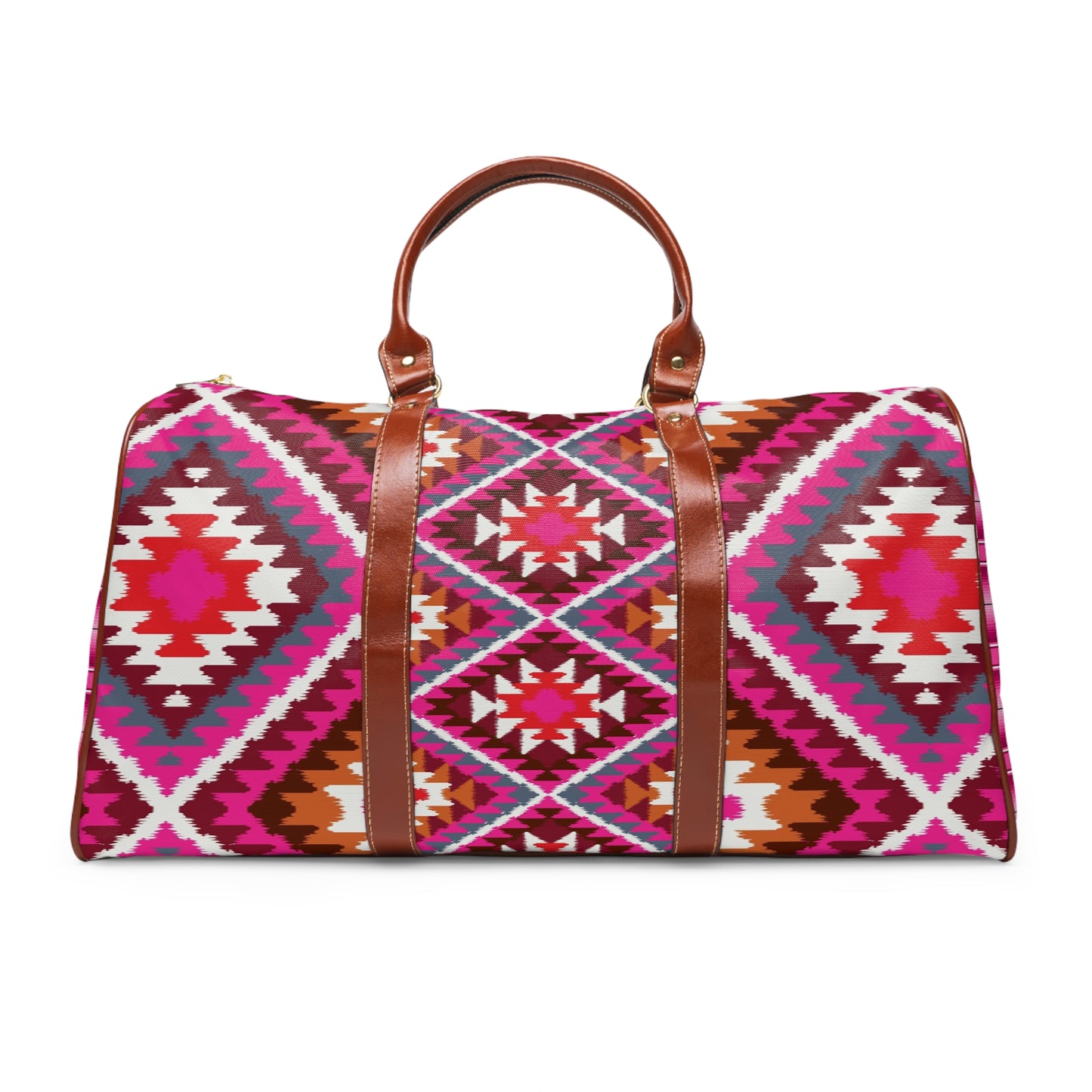 Pink Southwest Serape Travel Bag